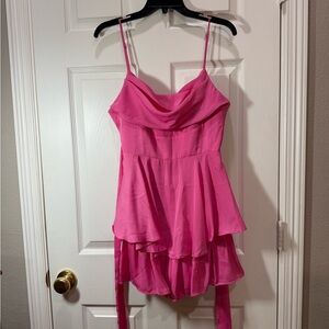 Muse Hot Pink Sleeveless Dress